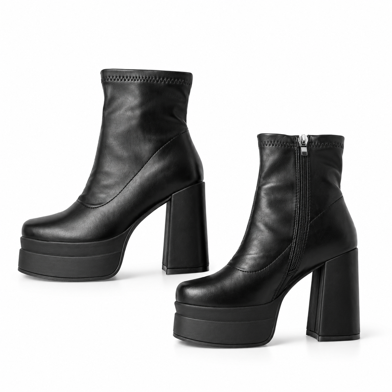 Botines Nova negros para mujer estilo urbano - AGORA