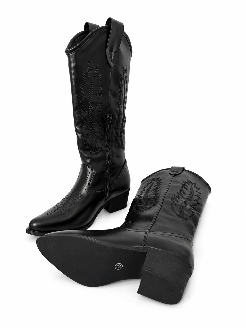 Par de Botas Texas negras - AGORA