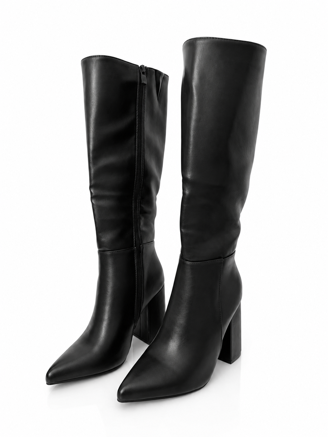 Bota Elite Negra con taco cómodo - AGORA