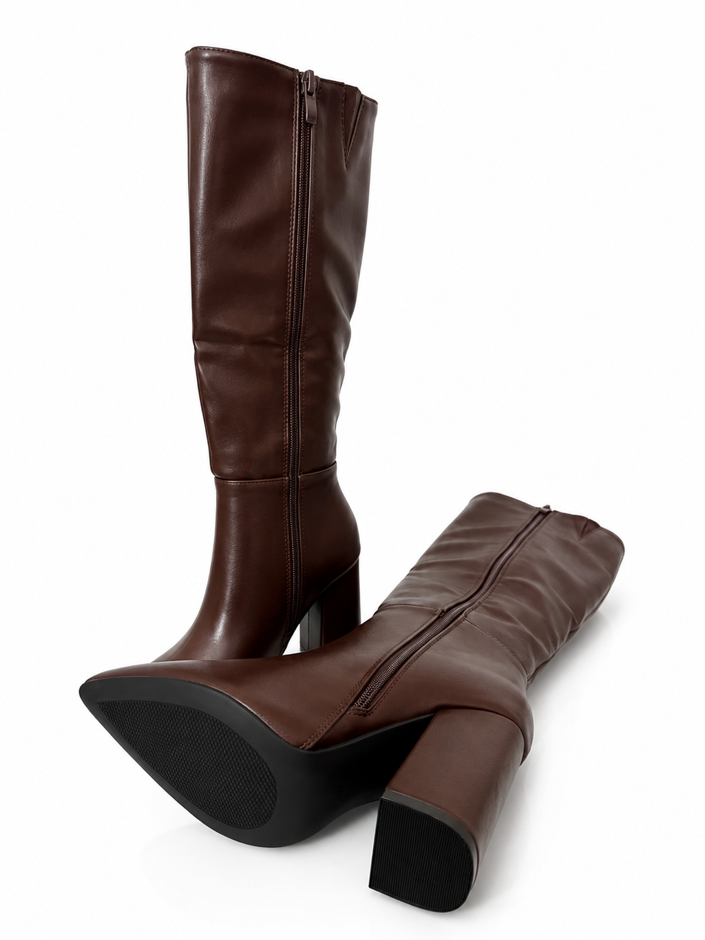 Detalle del diseño de la Bota Elite Café - AGORA